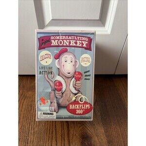 2003 Original Somersaulting Monkey Works, Tested Westminster With Box